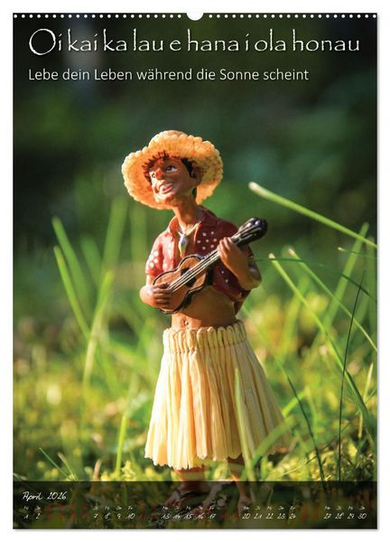 Produktbild: Hula Dancer - Hawaiianische Weisheiten (hochwertiger Premium Wandkalender 2026 DIN A2 hoch), Kunstdruck in Hochglanz
