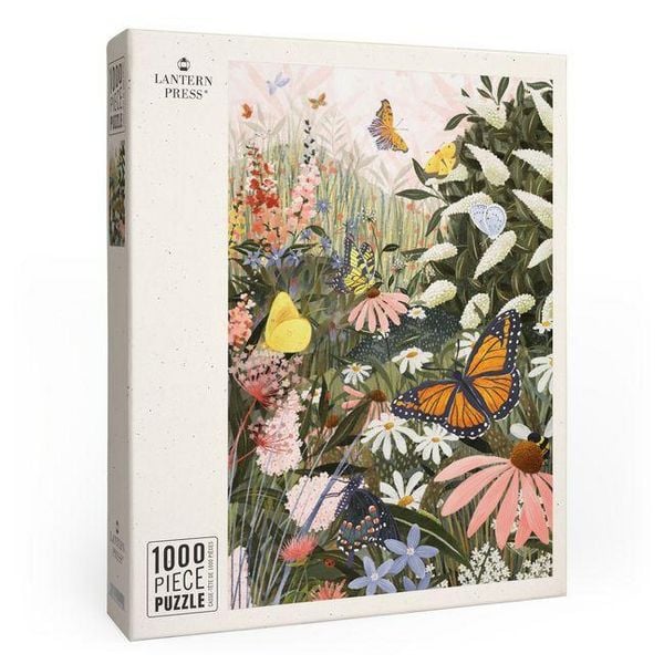 Butterfly Garden - Pastel - 1000 Piece Puzzle