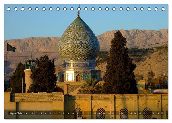 Produktbild: Iran - Eine Bilder-Reise (Tischkalender 2026 DIN A5 quer), CALVENDO Monatskalender