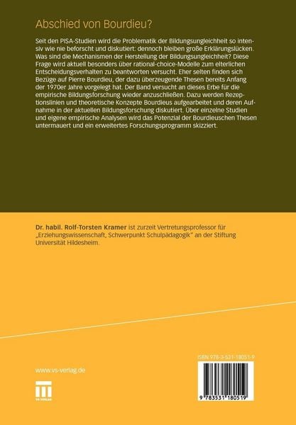 Produktbild: Abschied von Bourdieu?