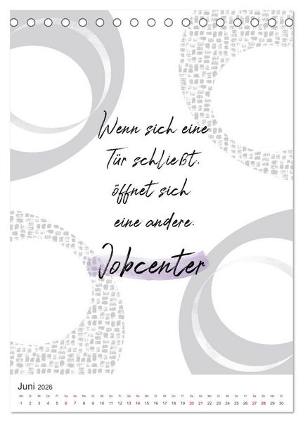 Produktbild: Mit Humor durch den Arbeitstag (Tischkalender 2026 DIN A5 hoch), CALVENDO Monatskalender