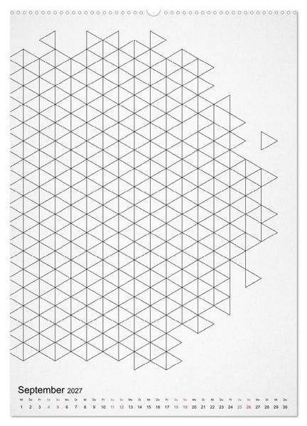 Produktbild: Geometric Graphik Art (Wandkalender 2027 DIN A2 hoch), CALVENDO Monatskalender