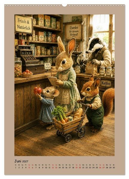Produktbild: Das kleine Walddorf (Wandkalender 2027 DIN A2 hoch), CALVENDO Monatskalender