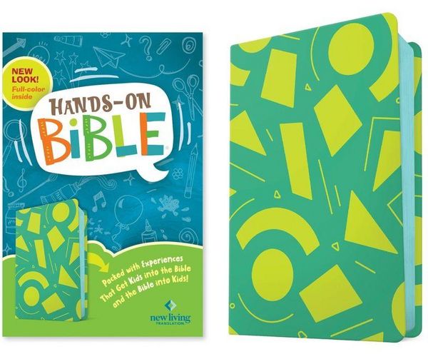 Produktbild: NLT Hands-On Bible, Third Edition (Leatherlike, Green Lines and Shapes)