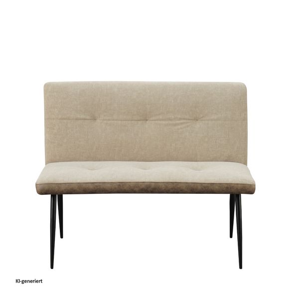 Produktbild: HTI-Living HTI-Living 2-Sitzer Bank Antikbraun/Taupe Joschka