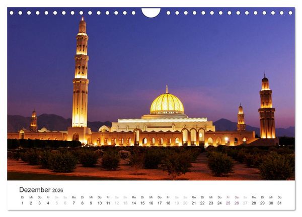 Produktbild: Oman - Arabiens Zauberwelt (Wandkalender 2026 DIN A4 quer), CALVENDO Monatskalender