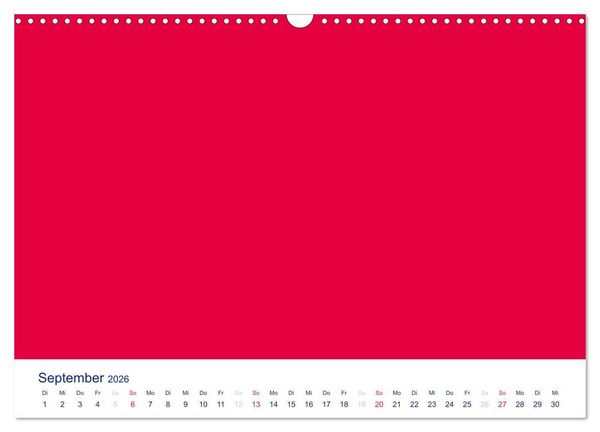 Produktbild: Farbiger Bastelkalender (Wandkalender 2026 DIN A3 quer), CALVENDO Monatskalender