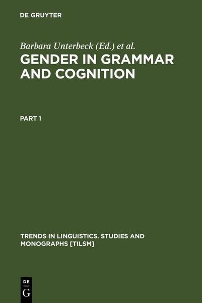 Produktbild: Gender in Grammar and Cognition