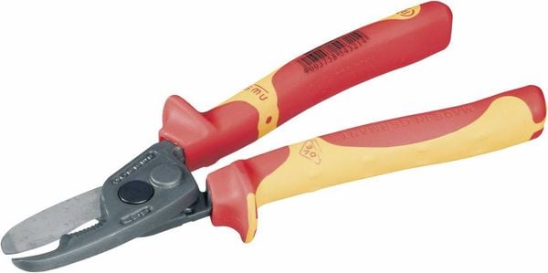 Produktbild: NWS 043-69-VDE-210 VDE-Kabelschere Geeignet f&uuml;r (Abisoliertechnik) Alu- und Kupferkabel, ein- und mehrdr&auml;htig 25 mm 70 mm&sup2;