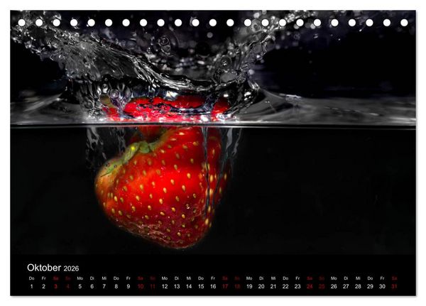 Produktbild: Erfrischend fruchtig (Tischkalender 2026 DIN A5 quer), CALVENDO Monatskalender