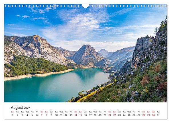 Produktbild: TURKISH RIVIERA Ancient echoes and azure coasts (Wall Calendar 2027 DIN A3 landscape), CALVENDO 12 Month Wall Calendar