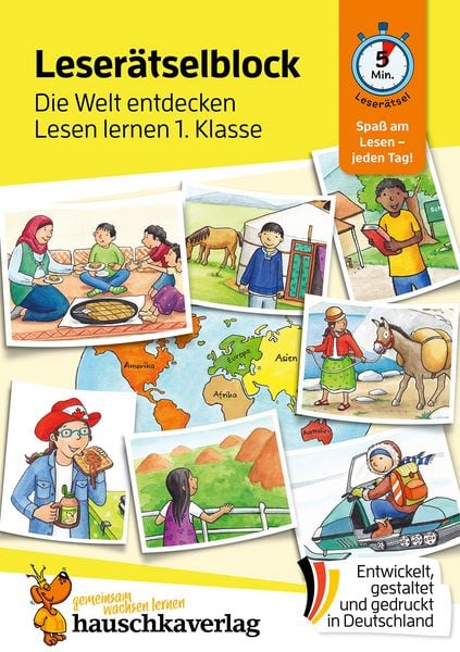 Produktbild: Lesen lernen 1. Klasse f&uuml;r Jungen und M&auml;dchen - Die Welt entdecken