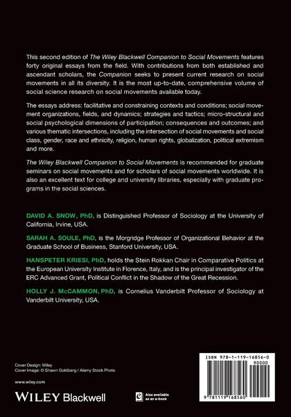 Produktbild: Wiley-Blackwell Companion to Social Movements, Second Edition