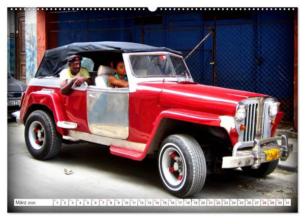 Produktbild: Best of Jeepster - Das Cabrio von Willys-Overland (hochwertiger Premium Wandkalender 2026 DIN A2 quer), Kunstdruck in Hochglanz