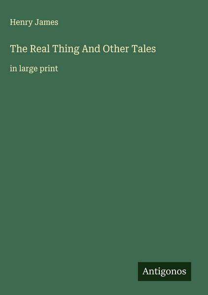 Produktbild: The Real Thing And Other Tales