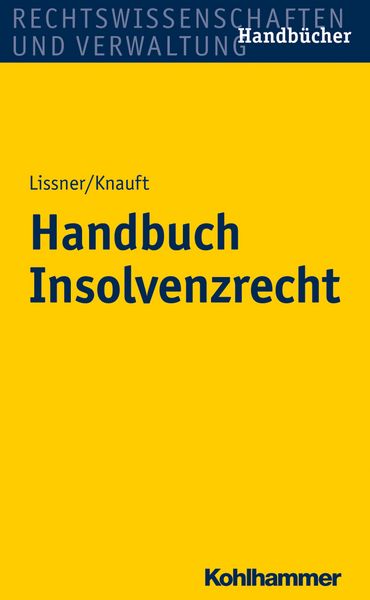 Produktbild: Handbuch Insolvenzrecht