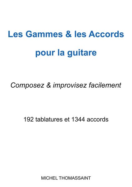Produktbild: Les gammes & les accords pour la guitare