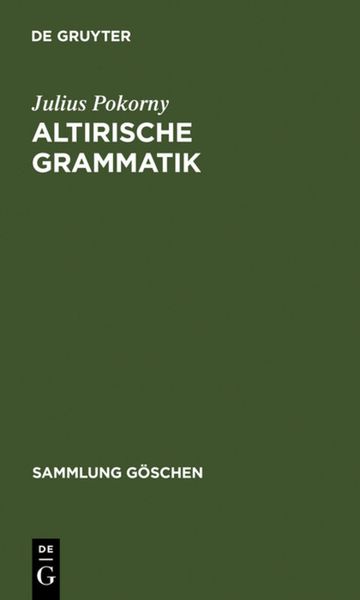 Produktbild: Altirische Grammatik
