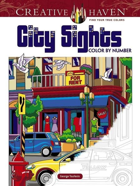 Produktbild: Creative Haven City Sights Color by Number