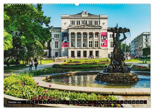 Produktbild: Ein Wochenende in Riga (hochwertiger Premium Wandkalender 2026 DIN A2 quer), Kunstdruck in Hochglanz