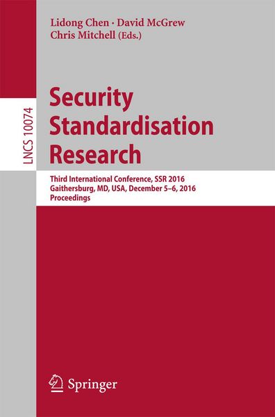 Produktbild: Security Standardisation Research