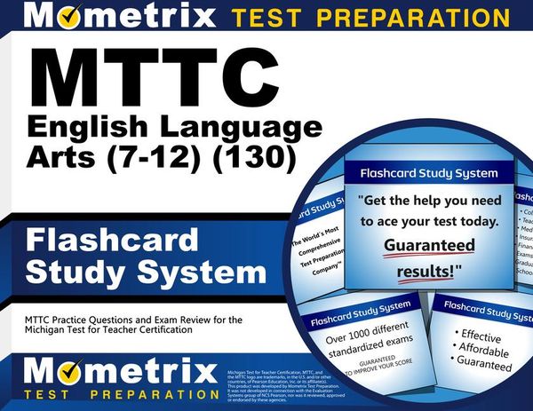 Produktbild: MTTC English Language Arts (7-12) (130) Flashcard Study System