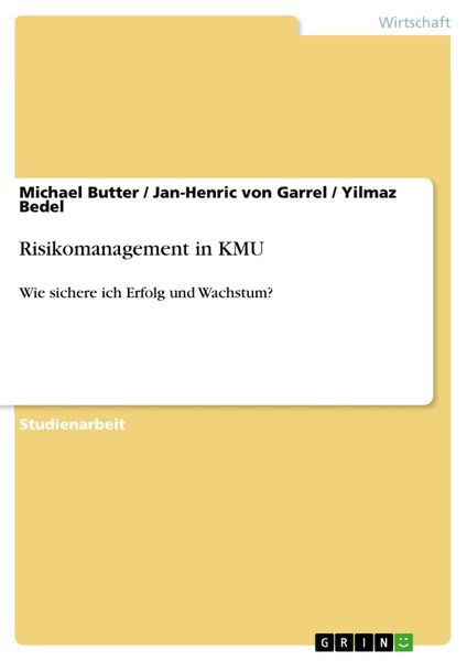 Produktbild: Risikomanagement in KMU