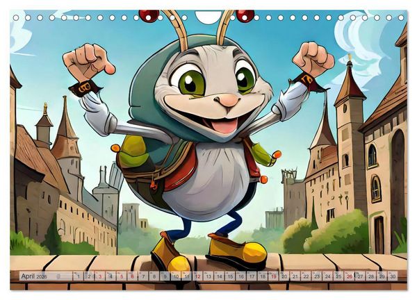 Produktbild: Kinderlieder - In Bildern (Wandkalender 2026 DIN A4 quer), CALVENDO Monatskalender