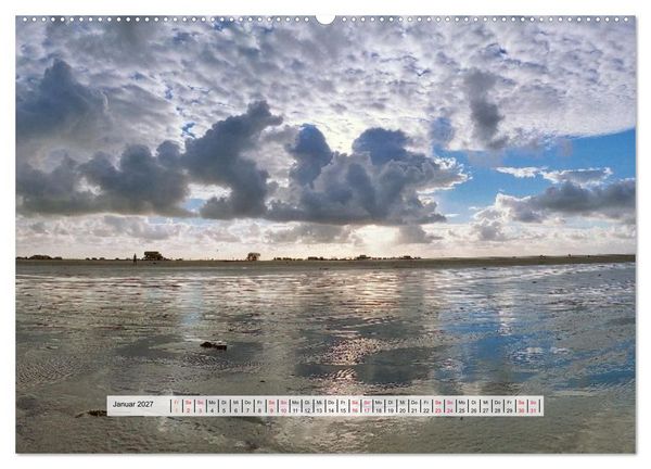 Produktbild: K&uuml;stenzauber Nordfriesland (Wandkalender 2027 DIN A2 quer), CALVENDO Monatskalender