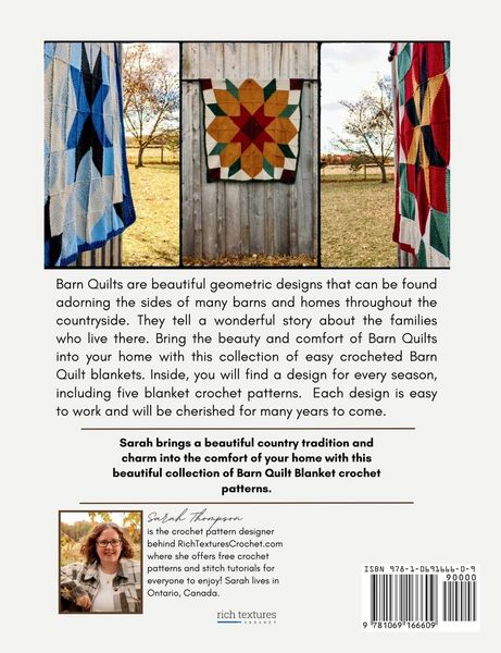 Produktbild: Barn Quilt Blankets Five Beautiful Crochet Blanket Patterns