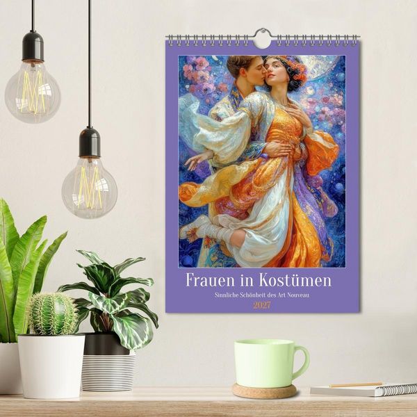 Produktbild: Frauen in Kost&uuml;men - Sinnliche Sch&ouml;nheit des Art Nouveau (Wandkalender 2027 DIN A4 hoch), CALVENDO Monatskalender