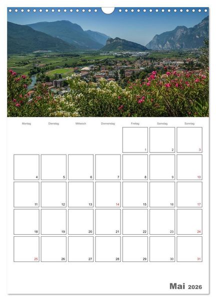 Produktbild: GARDASEE Terminplaner (Wandkalender 2026 DIN A3 hoch), CALVENDO Monatskalender