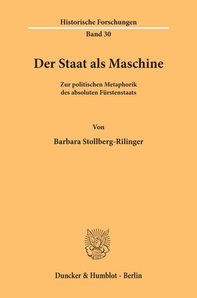 Der Staat als Maschine.
