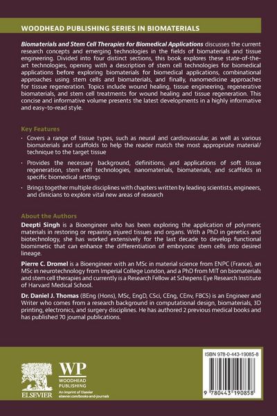 Produktbild: Biomaterials and Stem Cell Therapies for Biomedical Applications