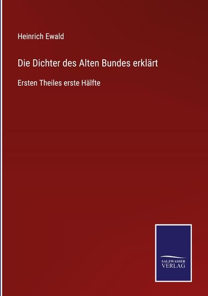 Produktbild: Die Dichter des Alten Bundes erkl&auml;rt