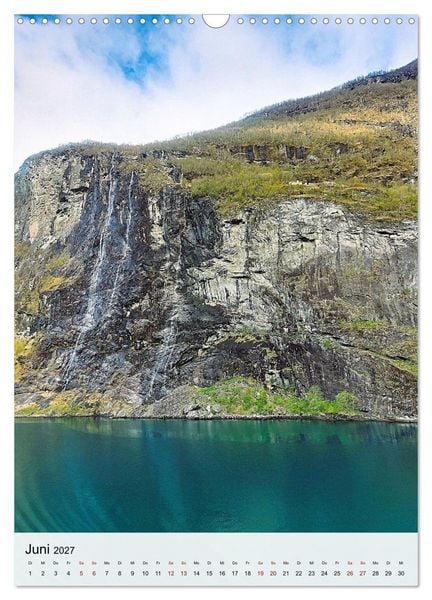 Produktbild: Auf Kreuzfahrt nach S&uuml;dnorwegen (Wandkalender 2027 DIN A3 hoch), CALVENDO Monatskalender