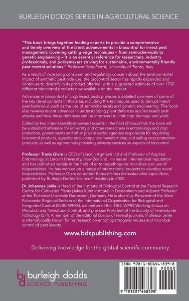 Produktbild: Advances in biocontrol of crop insect pests