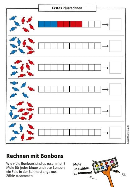 Produktbild: Schulstart-Block ab 6 Jahre &ndash; Zahlen schreiben, z&auml;hlen und rechnen