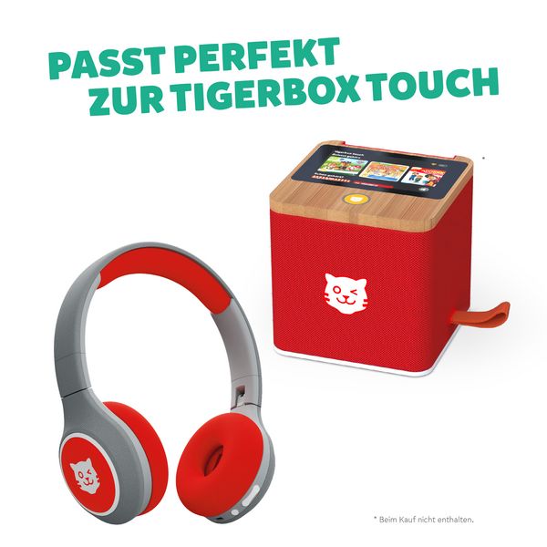 Produktbild: Tigerbuddies - Kinder - Kopfh&ouml;rer - Happy Red