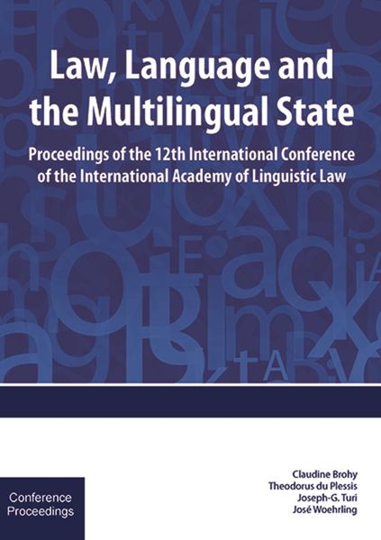 Produktbild: Law, Language and the Multilingual State
