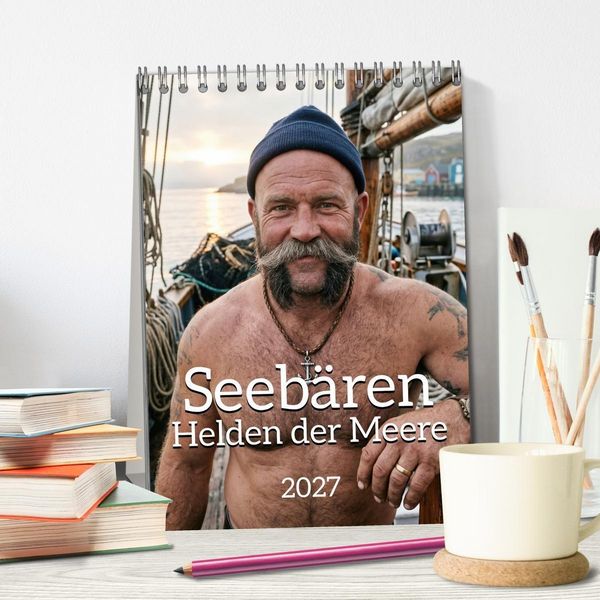 Produktbild: Seeb&auml;ren - Helden der Meere (Tischkalender 2027 DIN A5 hoch), CALVENDO Monatskalender