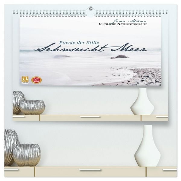 Produktbild: Sehnsucht Meer - Poesie der Stille (hochwertiger Premium Wandkalender 2026 DIN A2 quer), Kunstdruck in Hochglanz