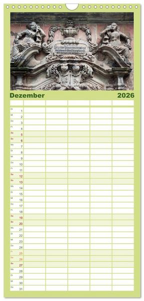 Produktbild: Familienplaner 2026 - Malerisches Quedlinburg mit 5 Spalten (Wandkalender, 21 x 45 cm) CALVENDO