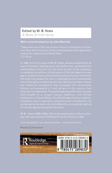 Produktbild: A Book of Irish Verse