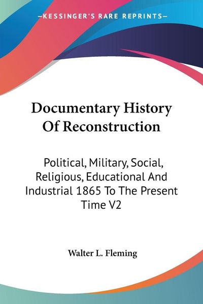 Produktbild: Fleming, W: Documentary History Of Reconstruction