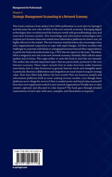 Produktbild: Strategic Management Accounting in a Network Economy