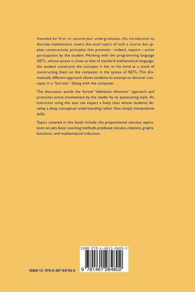 Produktbild: Introduction to Discrete Mathematics with ISETL