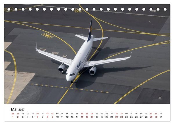 Produktbild: Airbus A320 Das Brot und Butter Flugzeug (Tischkalender 2027 DIN A5 quer), CALVENDO Monatskalender