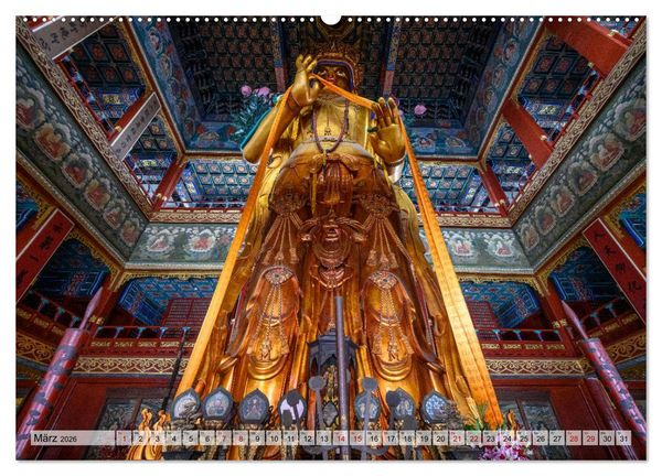 Produktbild: Metropolen Chinas - Peking, Shanghai, Hongkong (Wandkalender 2026 DIN A2 quer), CALVENDO Monatskalender