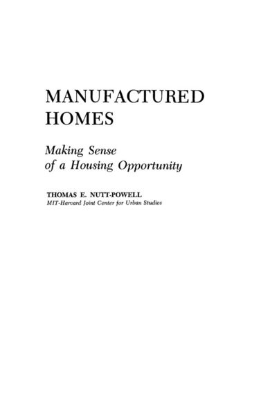Produktbild: Manufactured Homes